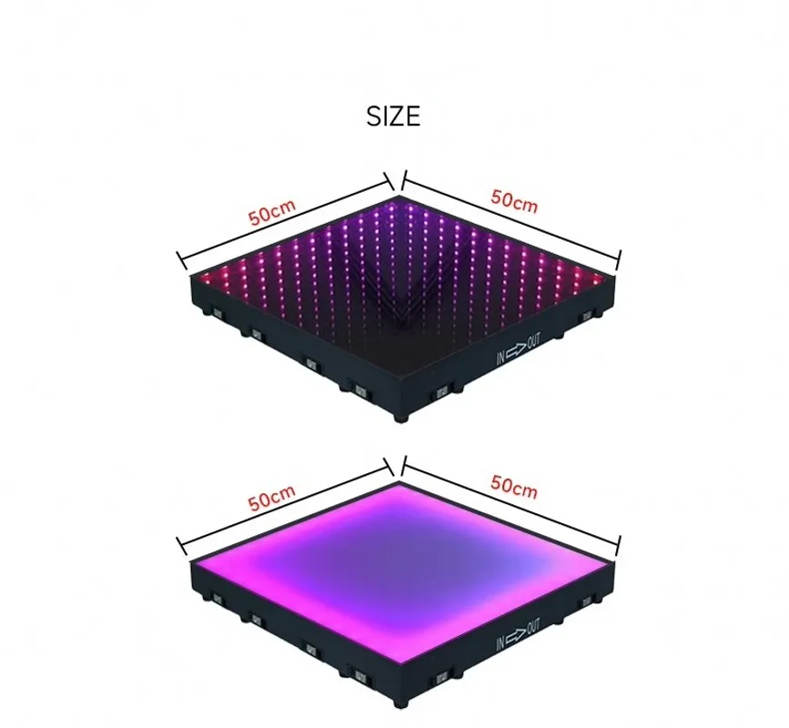 New Luxury Shiny Crystal Led Luminous Wedding Mirror Carpet Aisle Runner T Station Stage Decoration Props 60 X 60 4pcs/lot