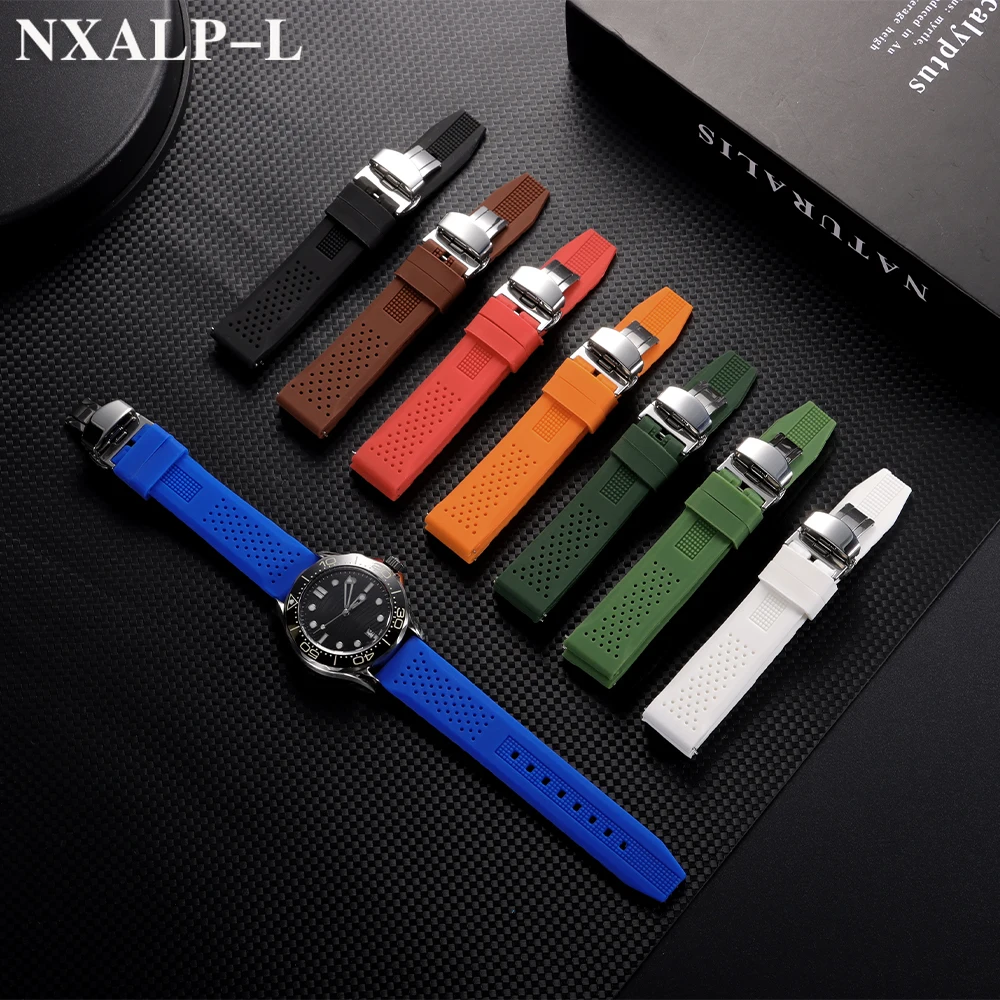 Breathable Silicone Quick Release Universal Watch Strap - Elegant Wristband