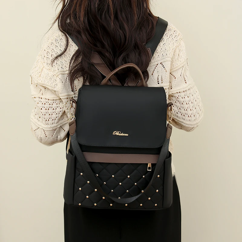 Anti Theft Bag Ladies Backpack Minimalist Zipper Anti-theft