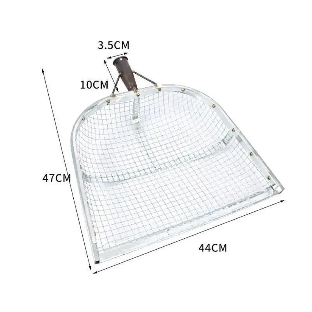 Essential Tool Metal Soil Sifting Mesh Heavy-Duty Easy Grip Soil Sieve Portable Shovel Gardening