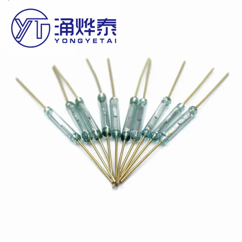 YYT Reed switch magnetic switch gold-plated 2*14 normally open 10 pcs smc d a93 1 6m air cylinders wired magnetic reed switch