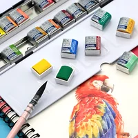 Winsor & Newton Cotman High-Quality Watercolor Paint 24-Color Half-Pan Artist Art Student Special Sketch Paint Set 2