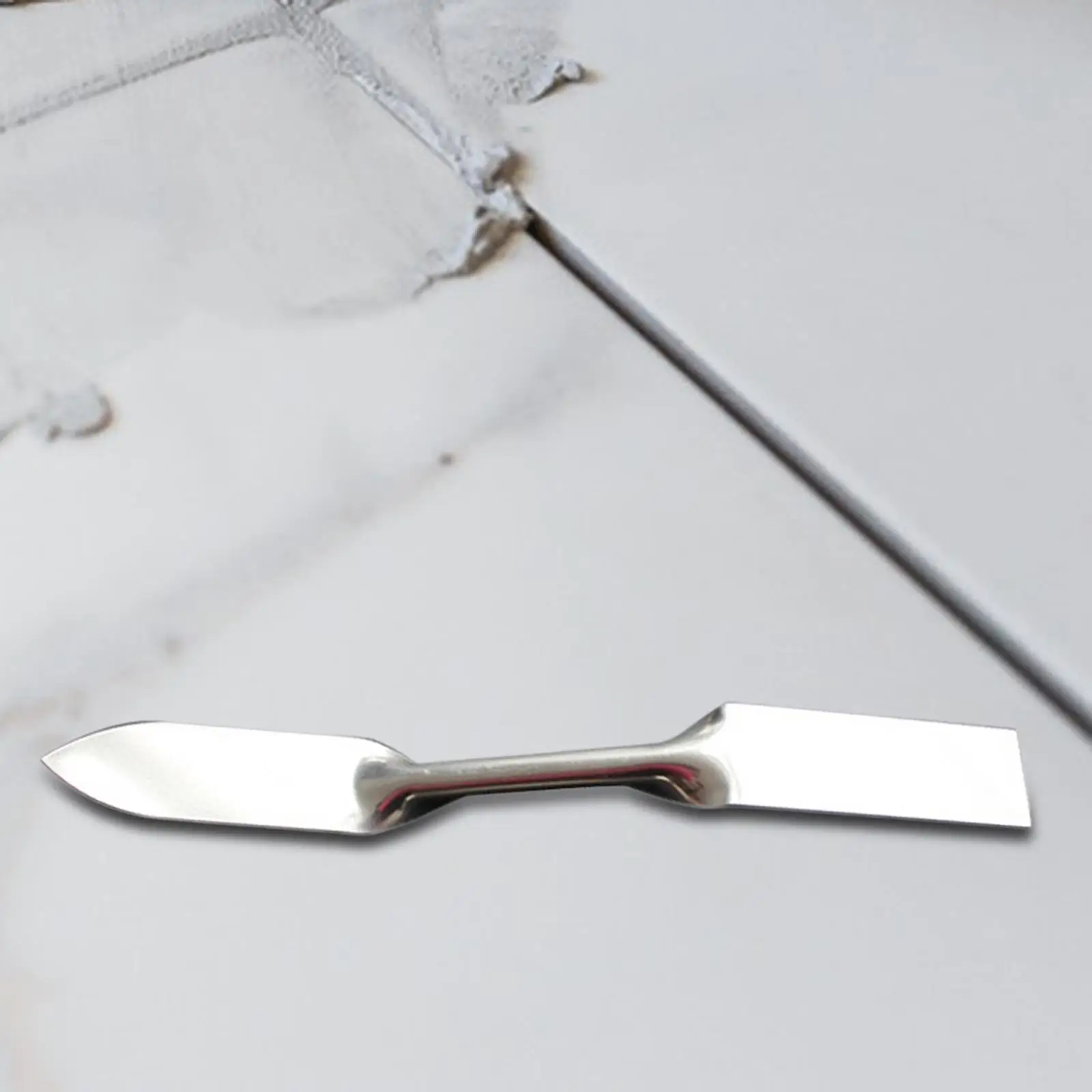 Inside Angle Glass Glue Scraper Stainless Steel Putty Knife Angle Cleaning Scraper For Residual Glue And Seam Tool Silicone Seal