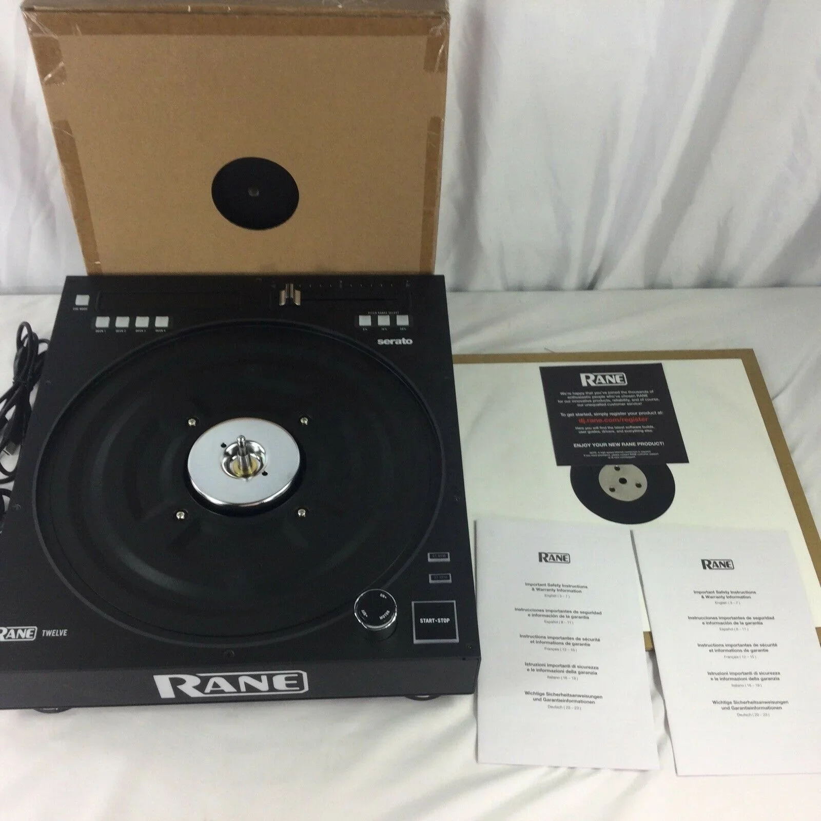

SUMMER SALES DISCOUNT ON Buy With Confidence New Original Rane Twelve MKII 12" Motorized True Vinyl Like Feel Turntable DJ Contr