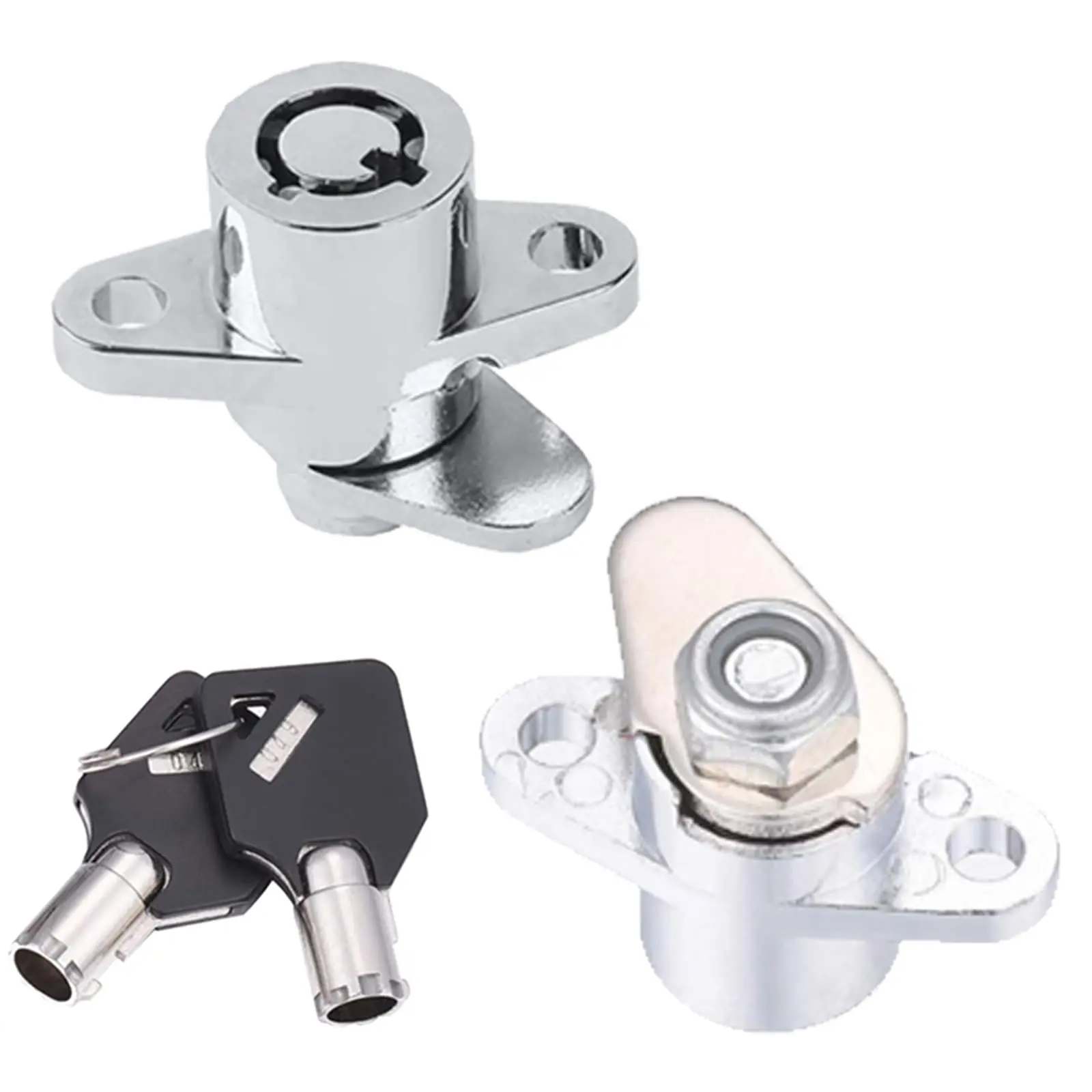 2 Keys Hard Saddlebag Locks Fits for Harley Davidson Touring Electra Street Glide Road King Glide 1993-2013