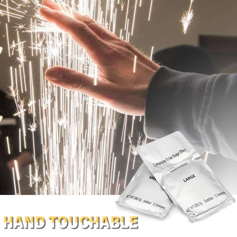 

200g Metal Ti Powder Cold Spark Machine Consumables Firework Dust Wedding Party MSDS Spark Ti Powder Sparkular Refills