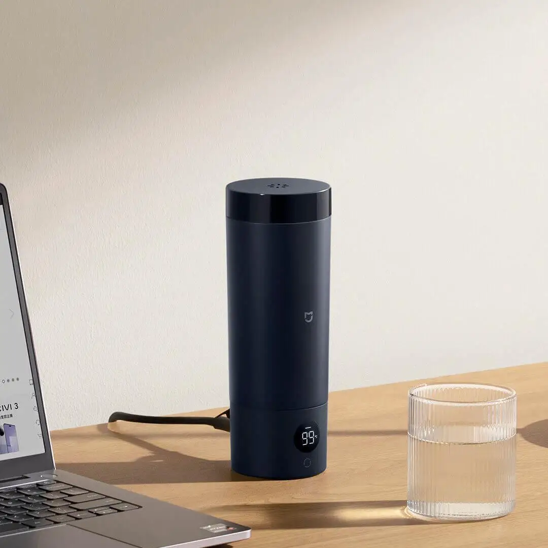 2023 NEW XIAOMI Mijia Portable Electric Kettle 2 Thermos Cup Fast Water Boiler 350ml Smart Temperature Insulated Kettle Travel 6