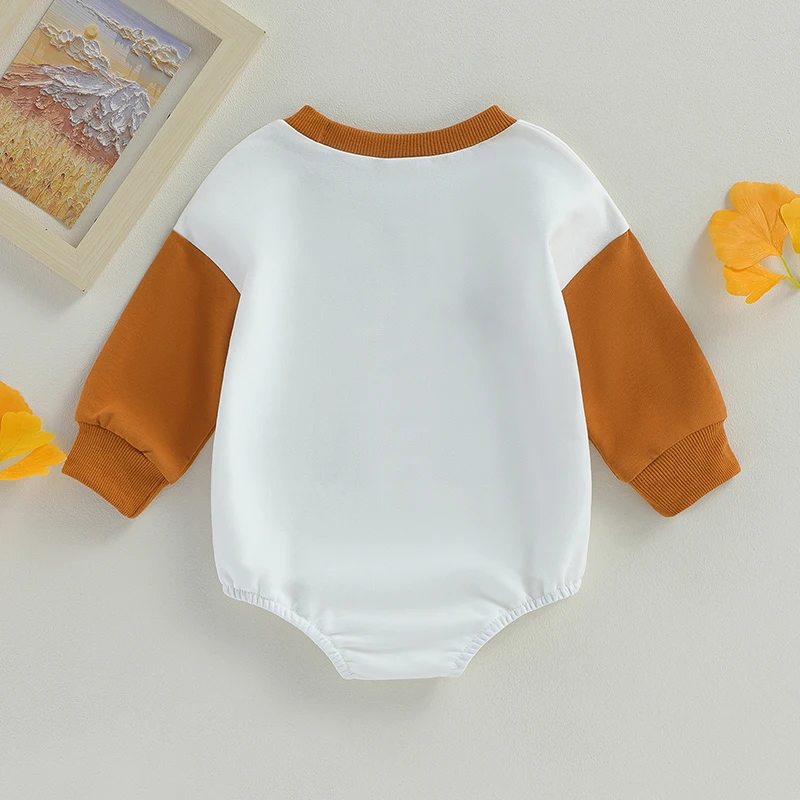 

Детский костюм на Хэллоуин для маленьких мальчиков и девочек, Детский комбинезон с рисунком тыквы, милая осенняя одежда для новорожденных