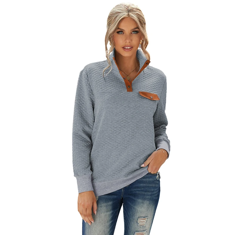 

Women Pullover Spring High Quality Leisure Street Wear Loose Lady Hoodies Solid Comfortable Soft Female Top