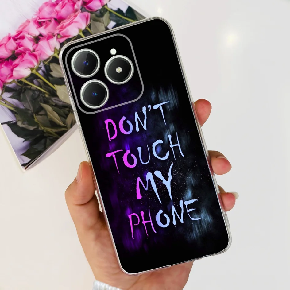 Elegant Floral Soft Silicone Clear Phone Case - Enhanced Protection and Style