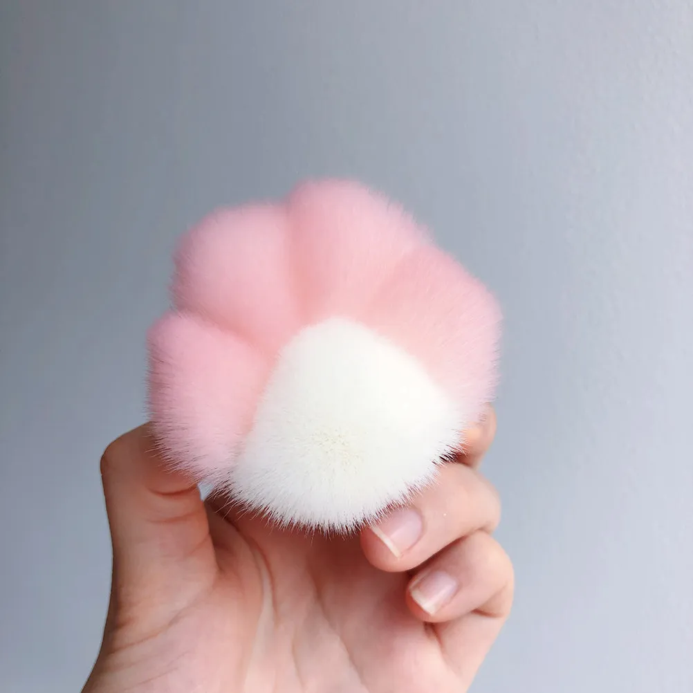고양이 발 모양의 메이크업 브러쉬 여성용 전문 화장품 브러쉬 매일 사용 가능한 세척 가능 재사용 가능한 파우더 블러쉬 어플리케이터