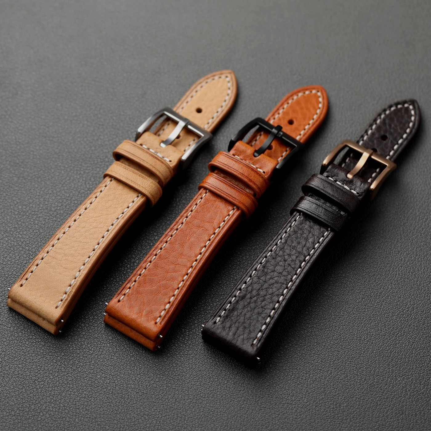 Handmade Italian Leather Retro Men's Watch Strap - Soft, Vintage Style in Multiple Sizes