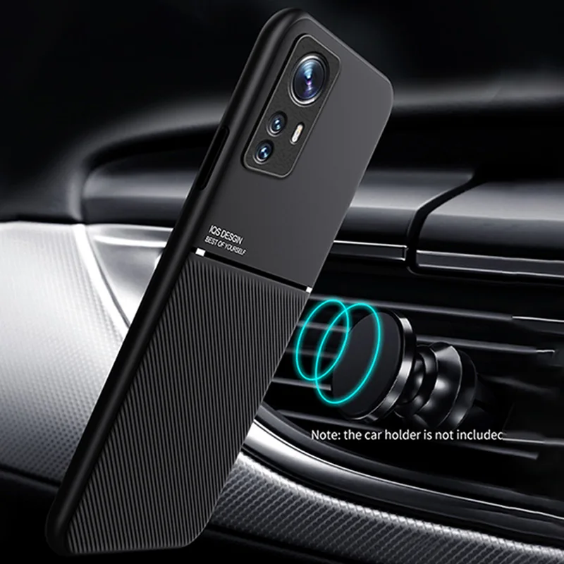 Custodia Magnetica Per Telefono Da Auto Per Xiaomi 12 12 Pro 12Lite 12T Pro Mi 13 13 Pro Mi 11 11 Lite 11T Cover In Tpu Morbido In Metallo Con Magnete
