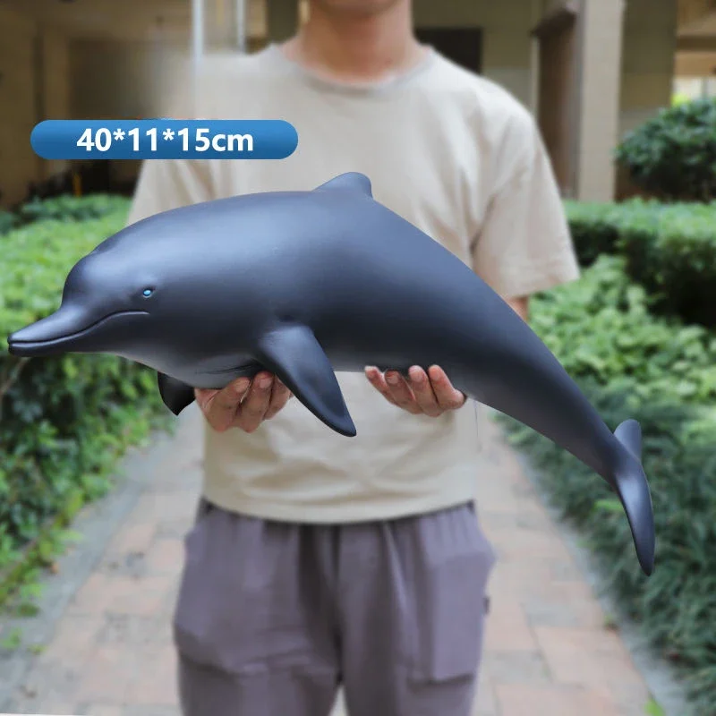 Simulated Ocean Big Animal Toys Realistic Action Figure Model Sea Life Great White Shark 40-48cm Soft Rubber Sea Educational Toy 5