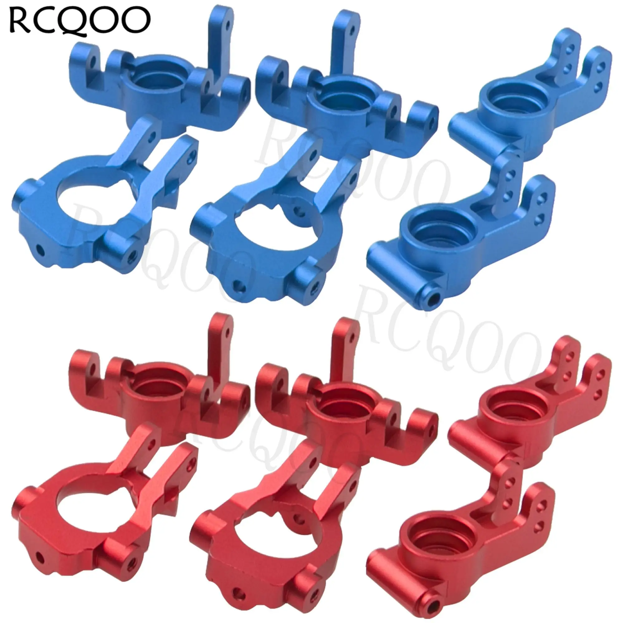 

Metal Front Steering Knuckles & Base C-Hubs Caster Blocks & Rear Stub Axle Carriers for 4WD SCT DB Pro Lasernut U4 RC Truck