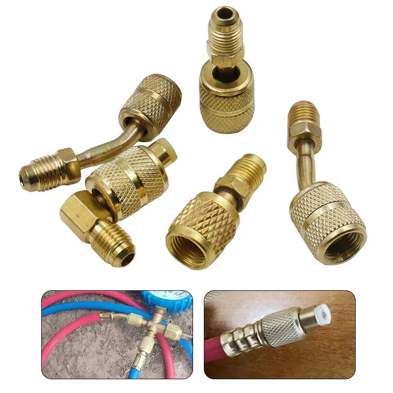 

R22 To R410 Air Conditioning Fluoride Tube High Pressure Freon Pipe Refrigerator Adapter Liquid Adding Pipe Tools Accessories