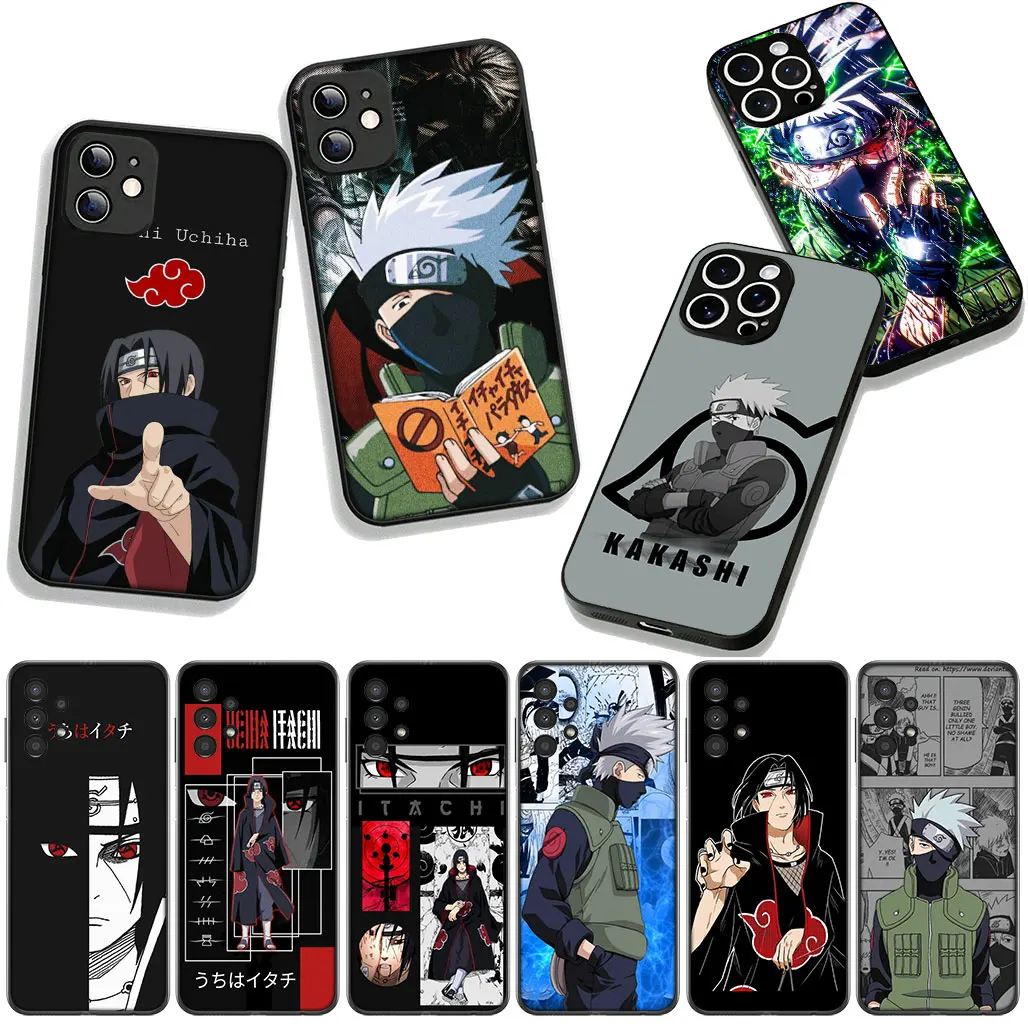 Kakashi and Itachi Anime Phone Case - Cool Ninja Design Cover