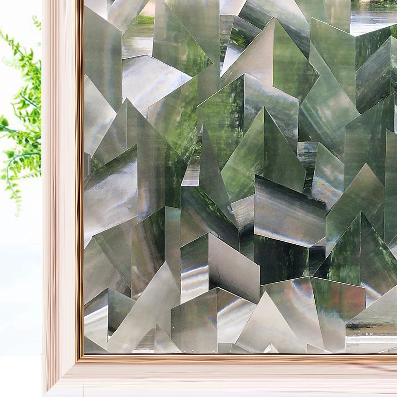 2m x 90cm 3D 3D Crystal Design by Decor&Privacy Solutions Etched Glass Effect Static Decorative Window Vinyl Film REUSABLE 