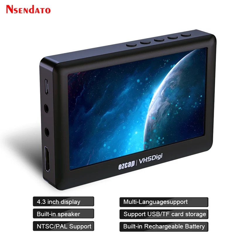 Ezcap180 Vhsdigi Portable Vhs DVD Hi8 Camcorder Maker Analog Video Recorder  No Need PC Video Recorder with Screen - China Vhs to Digital Converter and  Video Converters price