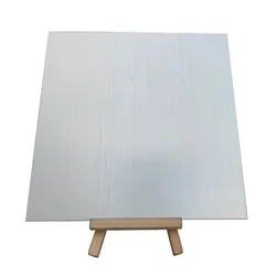 Luxurious Multicolor Brushed Anodized Aluminum Plates - Various Thickness and Size Options - 100x100x0.5mm 5Pcs (Silver)
