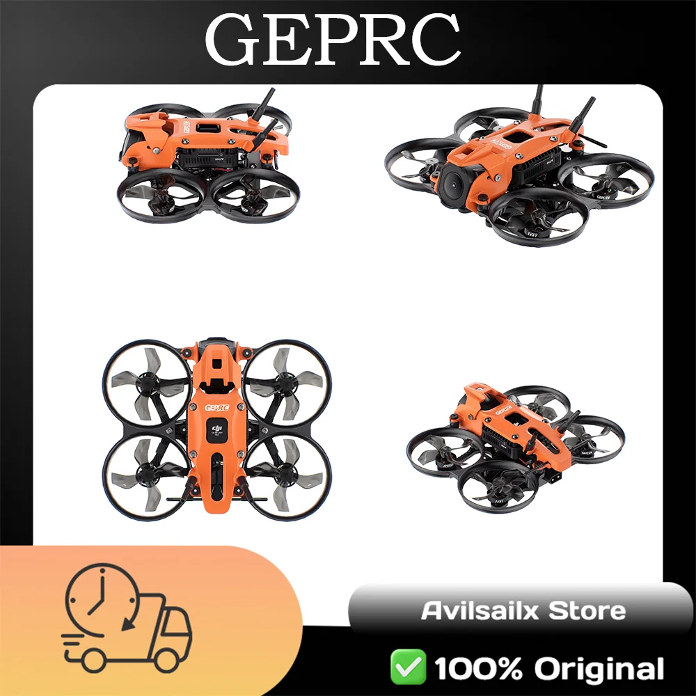 GEPRC DarkStar16 1.6인치 FPV 드론 O4 에어 유닛 프로 14800KV 모터 RC 프리스타일 쿼드콥터 오렌지 그레이 WTFPV SPEEDX2 포함