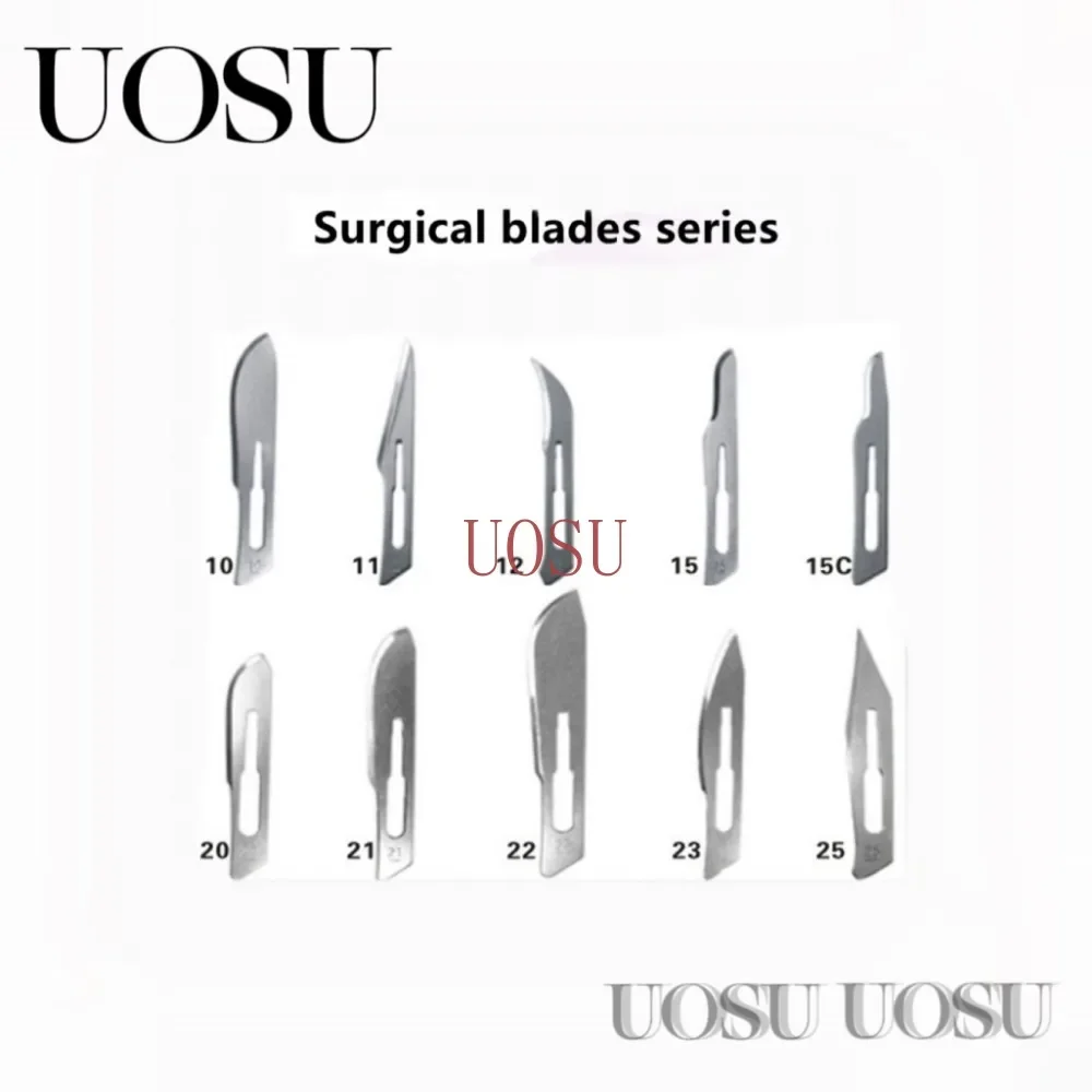 

100Pcs/Box Dental Scalpel Blades Medical Carbon Steel Sterile Surgical Scalpel Blades Dentistry Scalpel Knife instrument Tools
