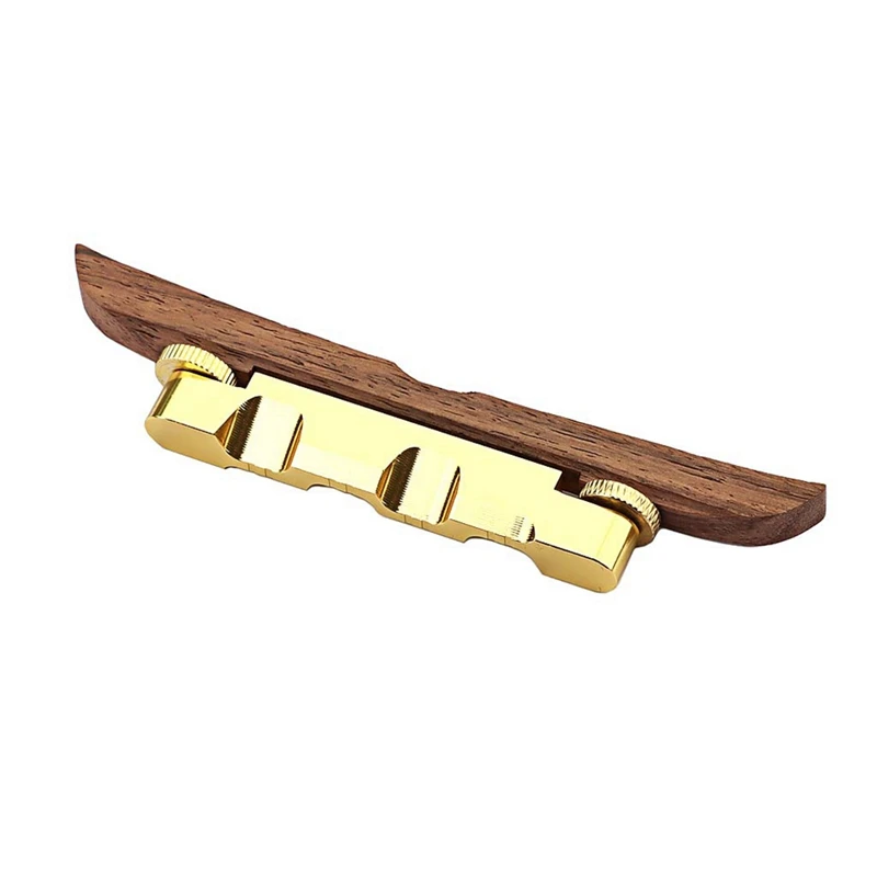 

Мост для гитары, металлический и деревянный мост из палисандра, плавающий для Archtop Jazz, музыкальный инструмент для гитары