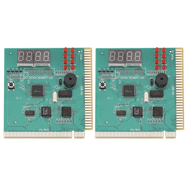 

ABGZ-2X Diagnostic PCI 4-Digit Card PC Motherboard Post Checker Tester Analyzer Laptop