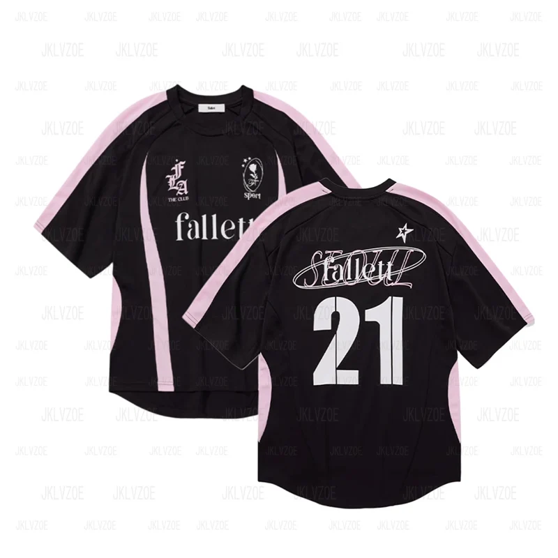 ◆Fallett◆ FALLETT X SUMOK Story Logo Collage Short Sleeve FALLETT (팔렛) STORY LOGO T-SHIRT 4 colors - Jamless