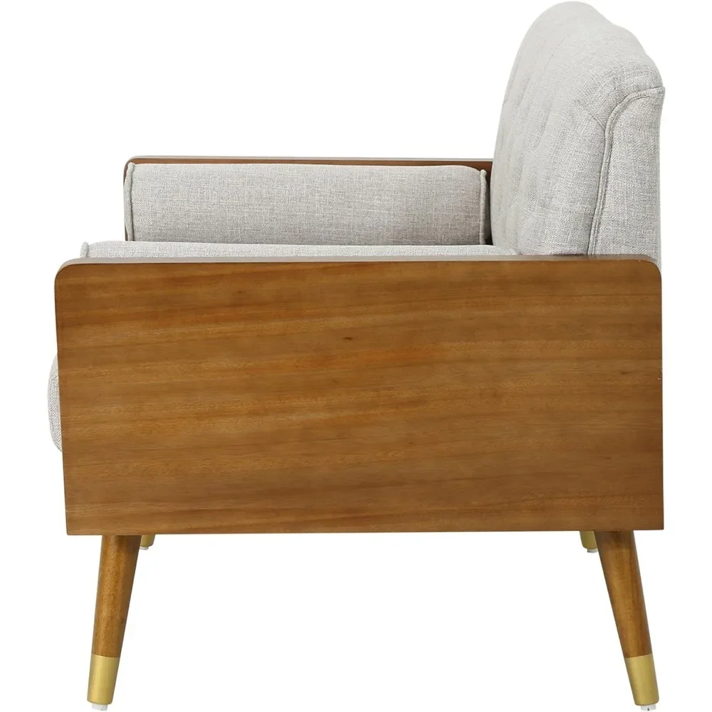 Greta mid century modern fabric club chair sale