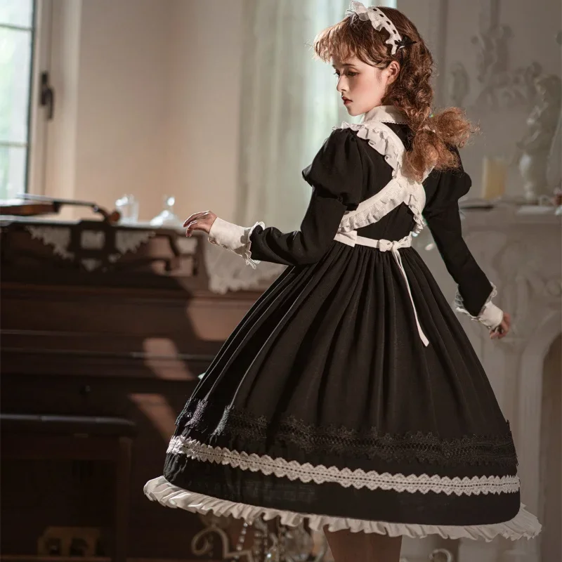 Gothic Lolita Dress Party Stage Princess Dress Women Anime Cosplay Costumes Apron Maid Outfit lolita dress lolita suspender dress lolita cosplay costumes