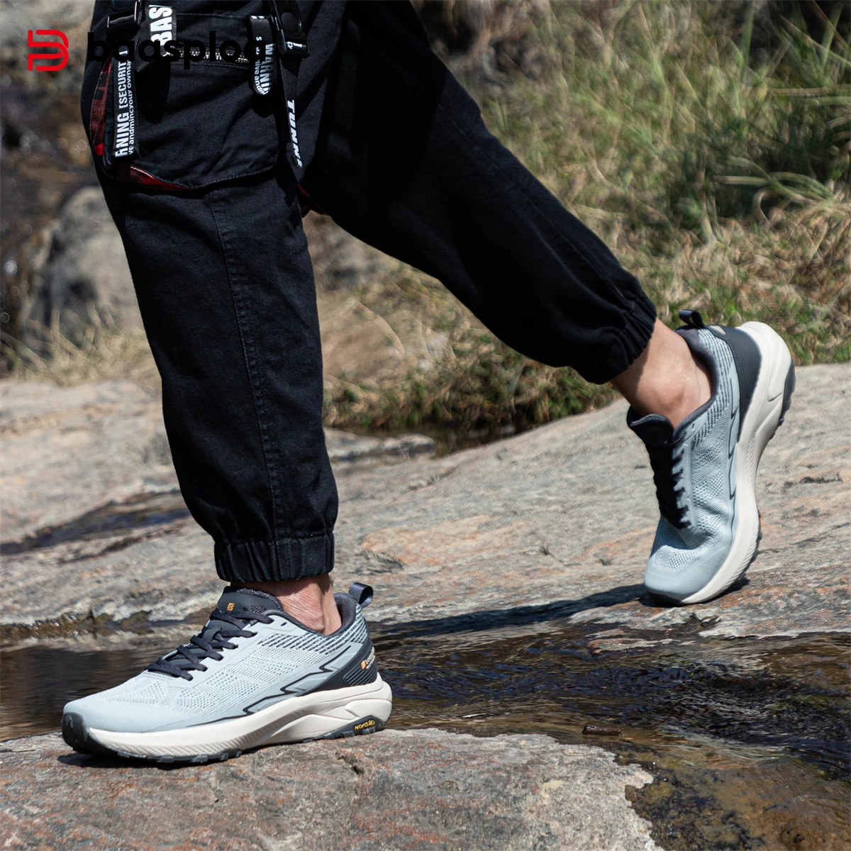 Baasploa Men Outdoor Shoes Breathable Anti-Slip Wear-Resistant Men Running Sports Men Shoes Fashion Brand Casual Men Shoes