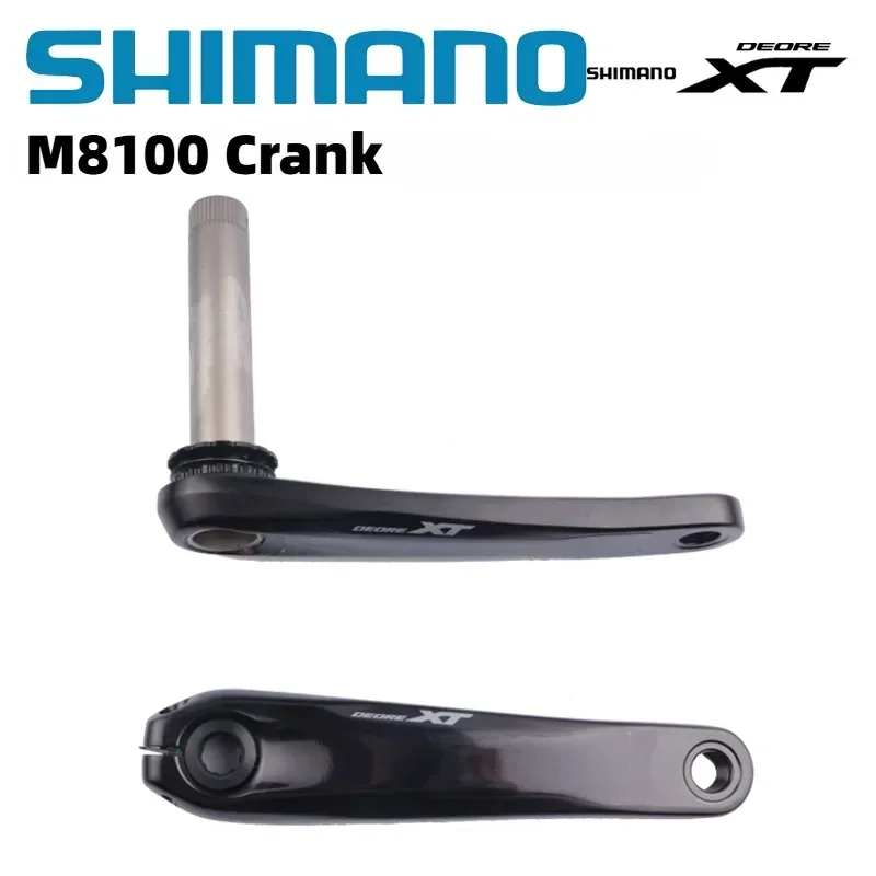 Shimano XT FC-M8100-1 Manivela de 12 velocidades sin plato Bielas 1 x