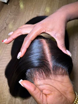200% Bone Straight Glueless Wig 13x4 13x6 HD Transparent Lace Frontal Wigs Brazilian Pre Plucked With Baby Hair 38 40 Inches 1