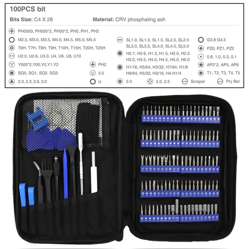 LA-120-In-1 다기능 드라이버 세트 휴대 전화 수리 가정용 도구 장난감 모델 분해 및 조립 도구 키트