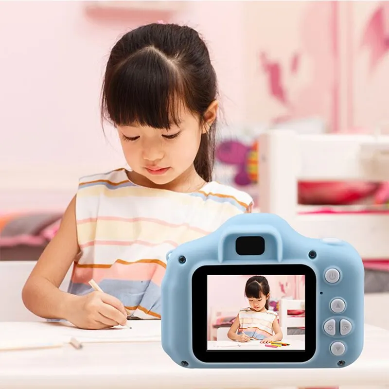 La Mini fotocamera digitale per bambini X2 può scattare foto Video piccoli giocattoli Slr