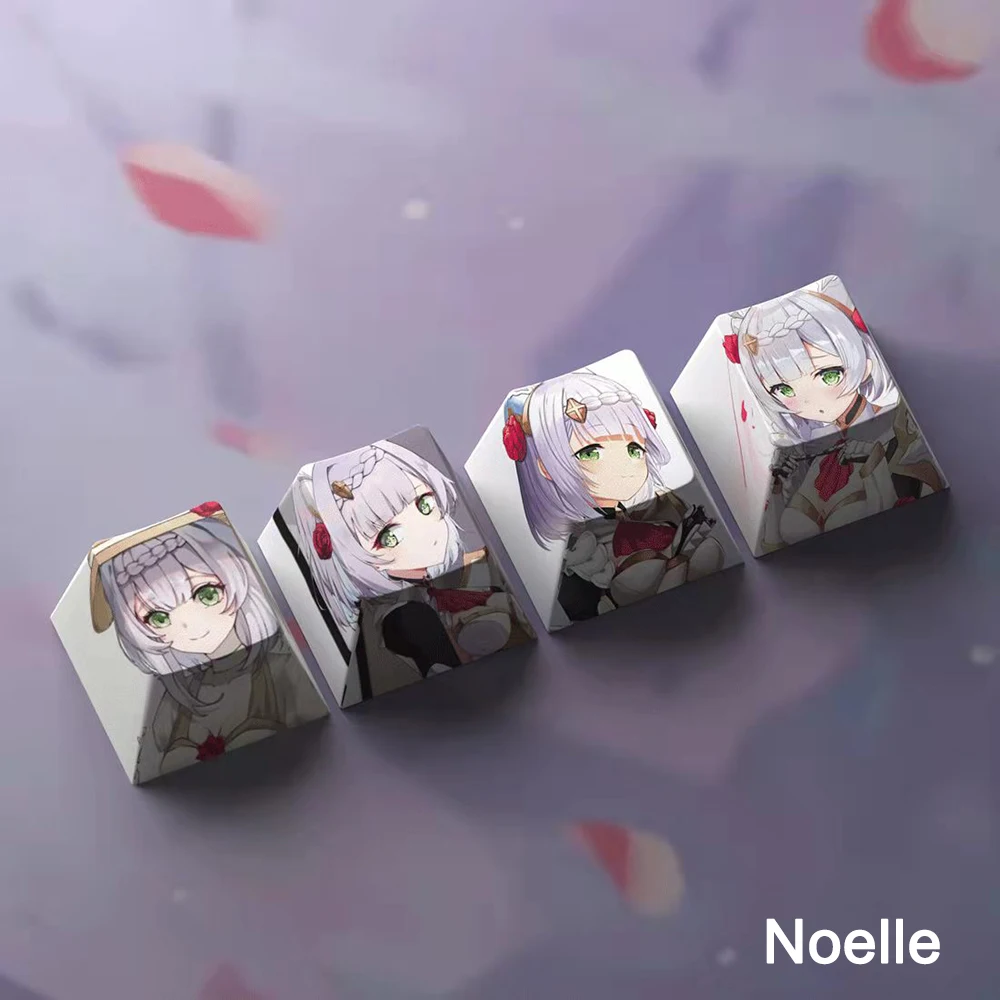 Keycap 4pcs Jogo Personagens Anime Personalidade Keycap