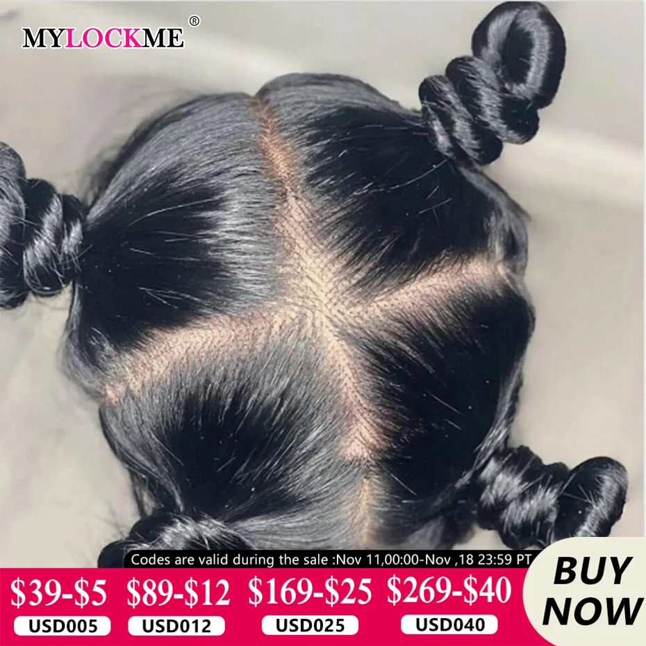 360 Full Transparent Lace human hair wig Brazilian Bone Straight 13x4 13x6 HD Lace Front for women