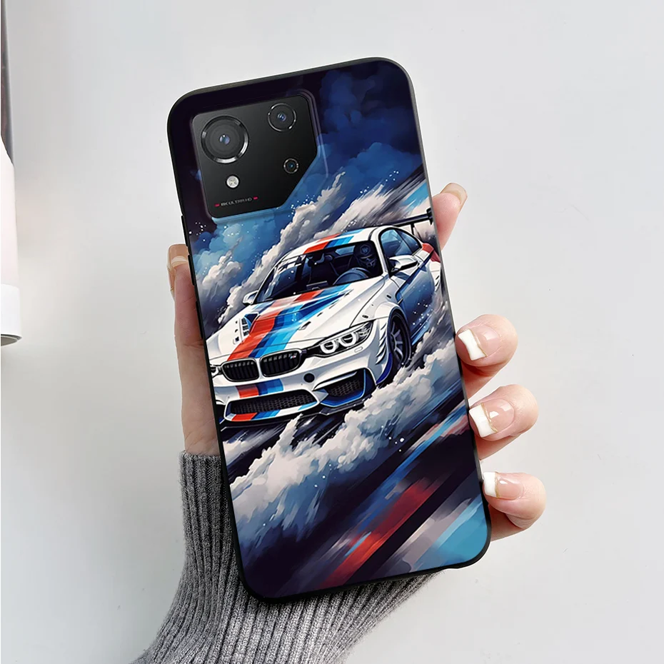 Fashion Marble Shockproof Black Silicone Soft TPU Phone Case