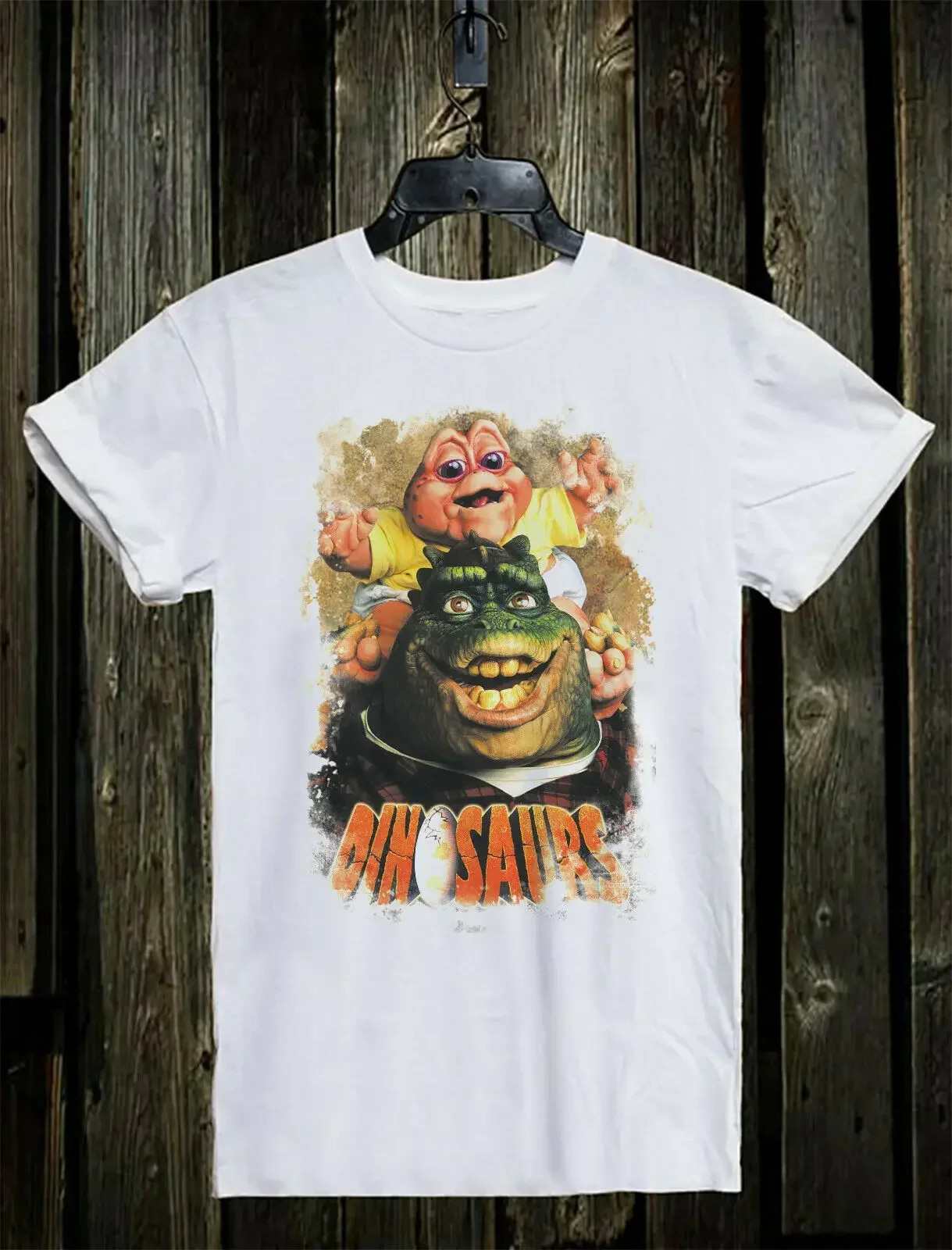 

Dinosaurs T-Shirt Xs-5Xl Unisex Tv Series Comedy Retro Sinclair2024 High quality Brand T shirt Casual Printed 100% Cotton
