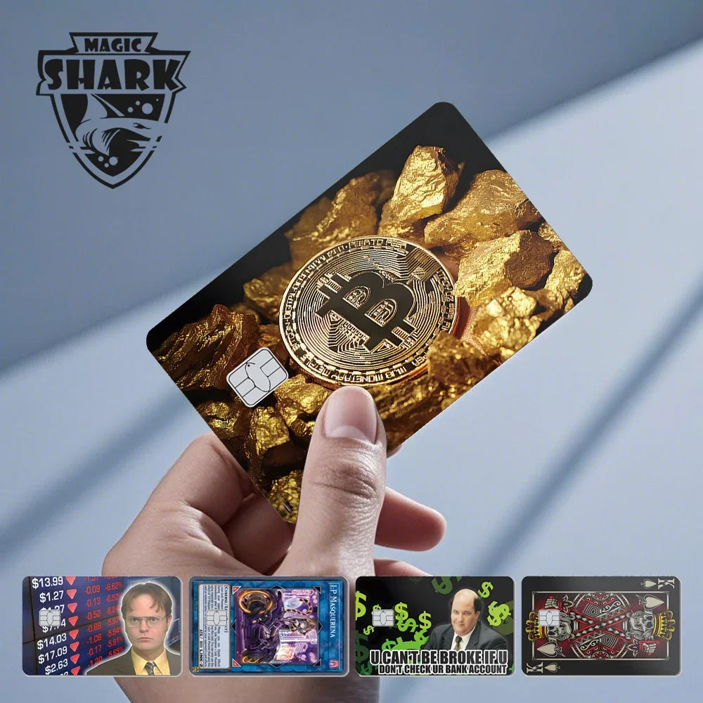 Funny Meme Cartoon Bitcoin Game Matte 3M PVC Credit Debit Bank Front  Sticker Film Skin Cover No Fade - AliExpress