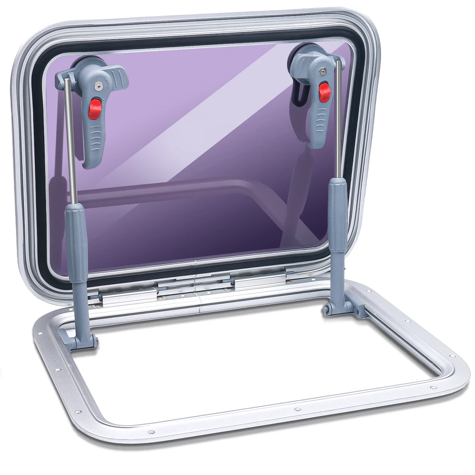 Opening patrijspoort 404x426mm uitsparing: 350mm | Porthole Windows for Camper, Porthole Windows for Vans | Van Widnows, Caravan Windows, Camper Windows, Blinds, Vents | Camping Shop | Reimo.nl