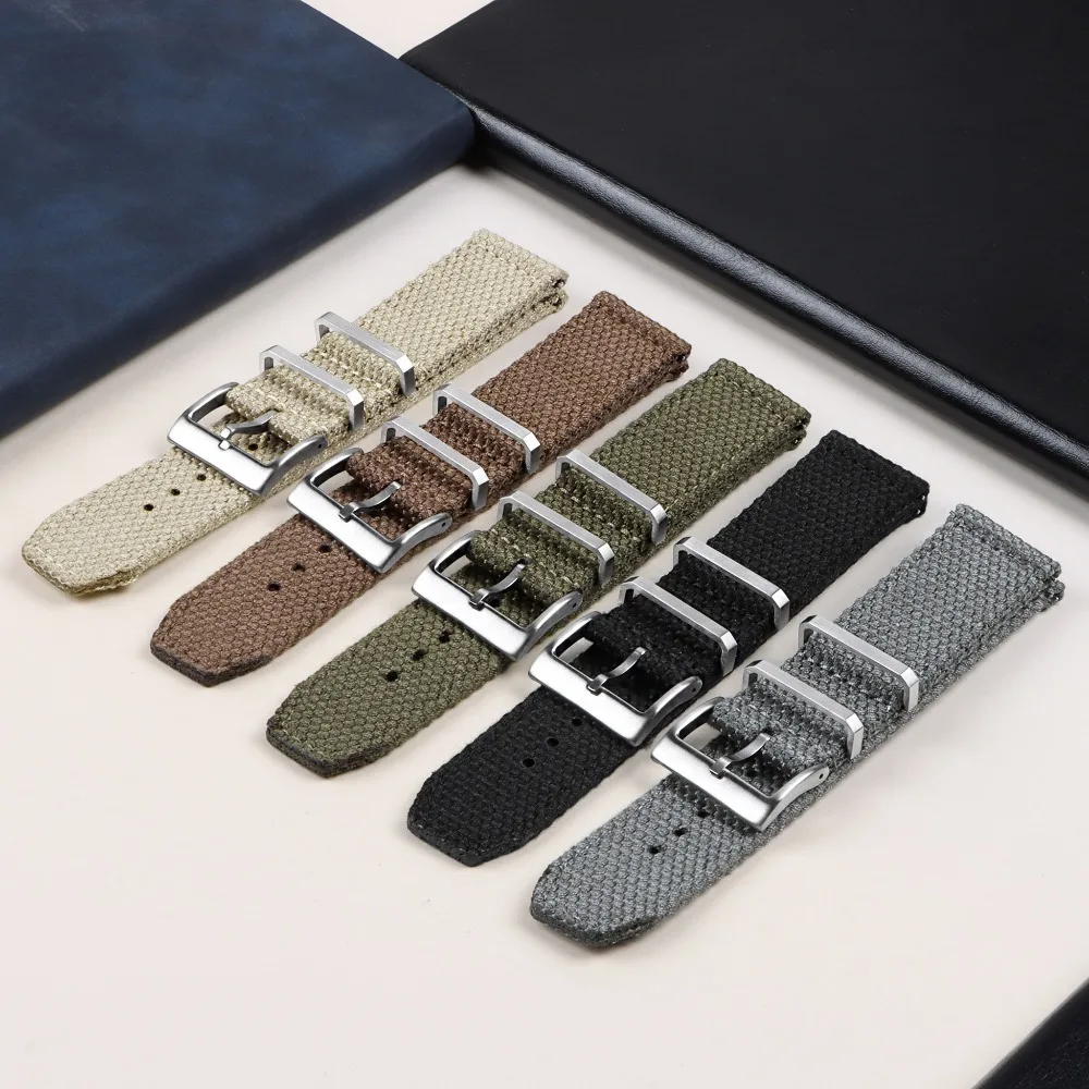 Premium Nylon Canvas Waterproof Watch Strap - Soft, Sporty & Durable Bracelet