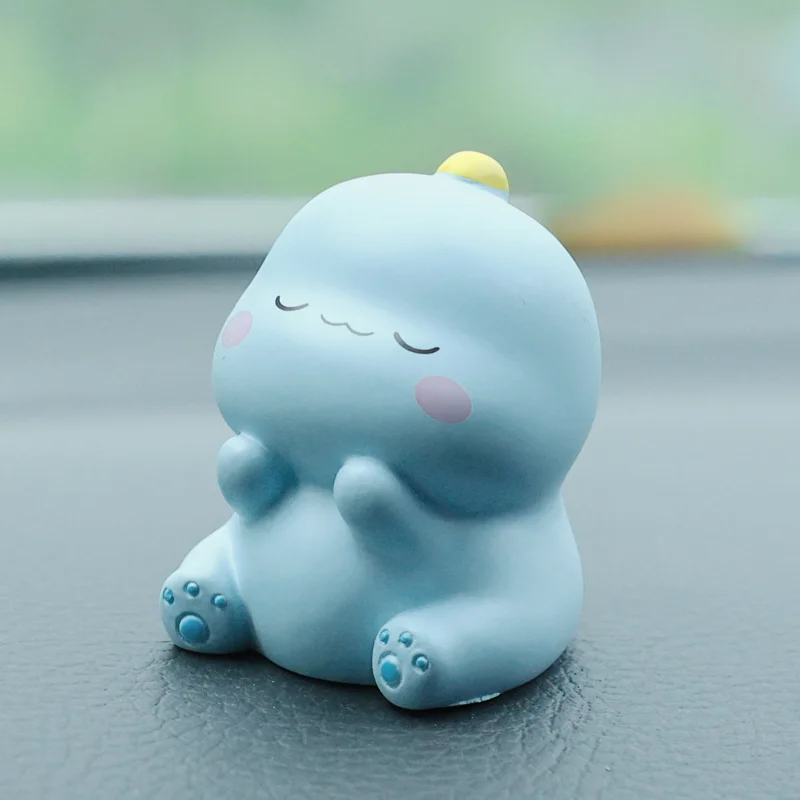 

Cartoon Dinosaur Ornaments Car Cute Animal Ornament Auto Interior Decor Dashboard Center Console Window Edge Pendant Decoration