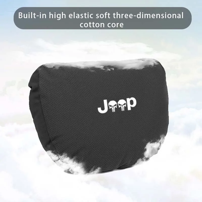 

Car Headrest Lumbar Support Pillow Spine Neck Pillow Seat For Jeep Wrangler JK JL XJ Grand Cherokee KL WK Compass Grill 2024