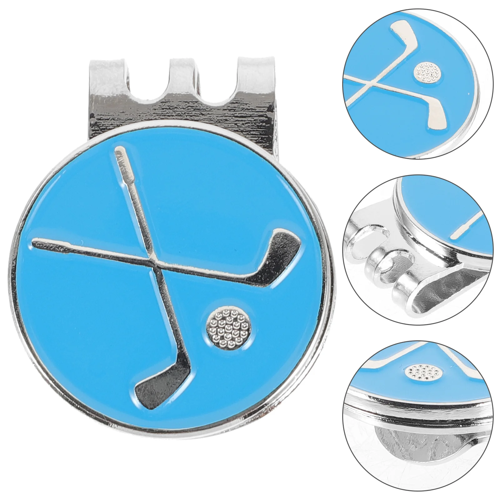 

Golf Hat Clip Golf Marker Hat Clip Decorative Golf Marker Portable Ball Marker Clip