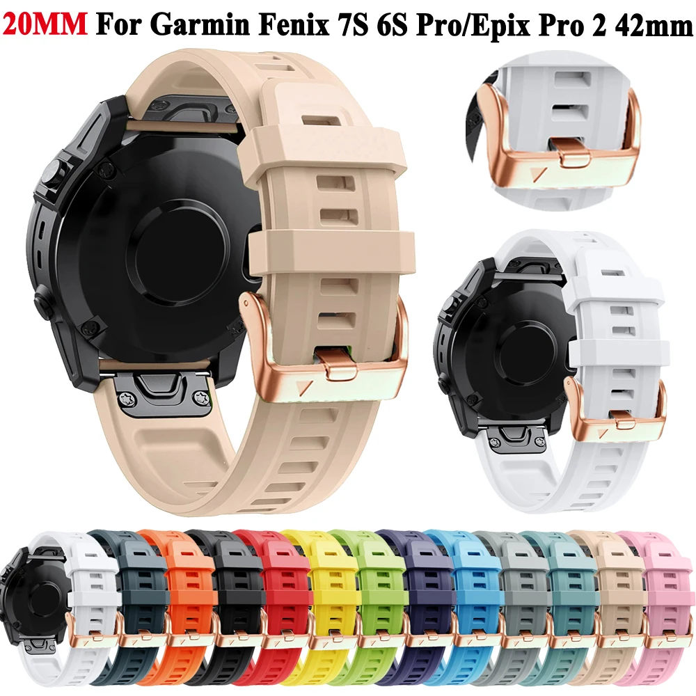 Per Garmin Fenix 7S Pro 6S Pro 5S Plus Cinturino Cinturino Cinturino Donna Quickfit 20Mm Wirstband Per Epix Pro Gen 2 42Mm Cinturino