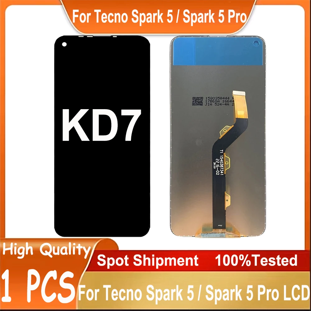 Original-For-Tecno-Spark-5-KD7h-KD7s-LCD-Display-Touch-Screen-Digiziter ...