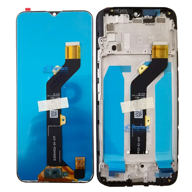 LCD Display Touch Screen Digitizer Assembly Substituição Com Frame