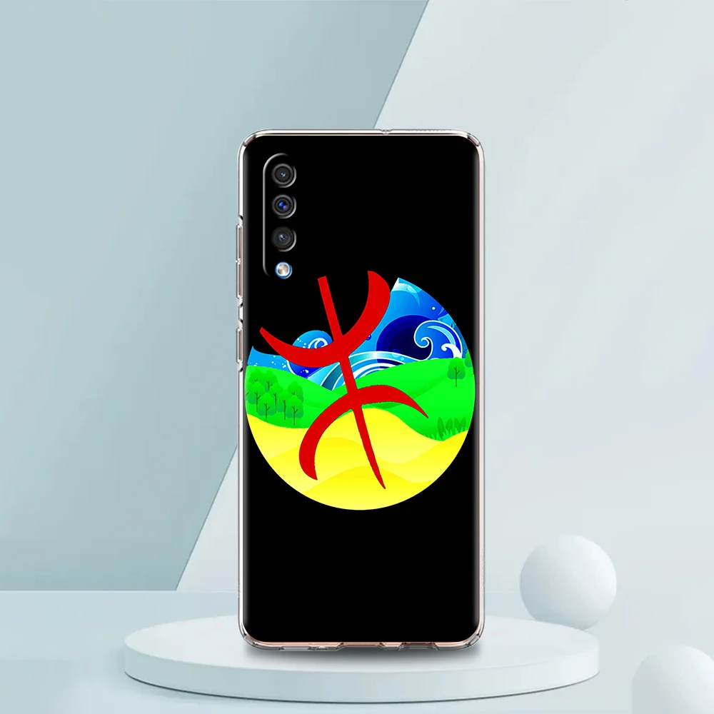 Amazigh Berber Flagge Luxus Transparent Telefon Fall für Samsung Galaxy A12 A02 A03S A50 A70 A40 A10 A20 A30 Abdeckung Silikon Shell – Detail 8